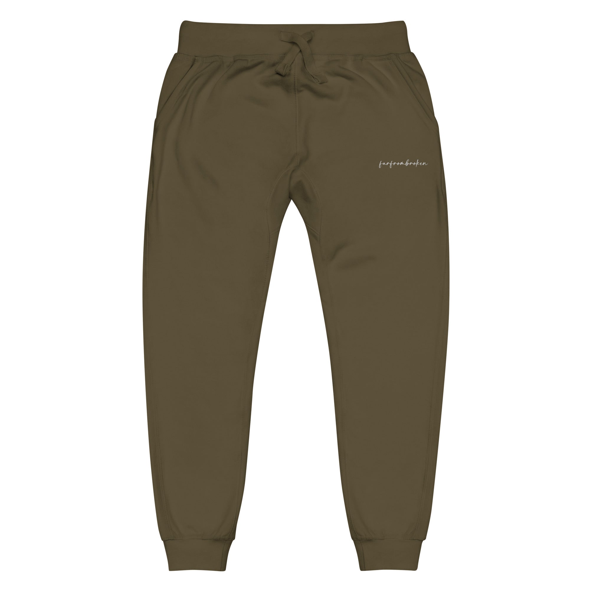 FFB Embroidered Jogger - Military Green