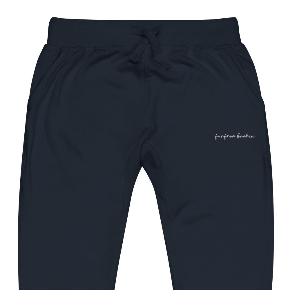 FFB Embroidered Jogger - Navy