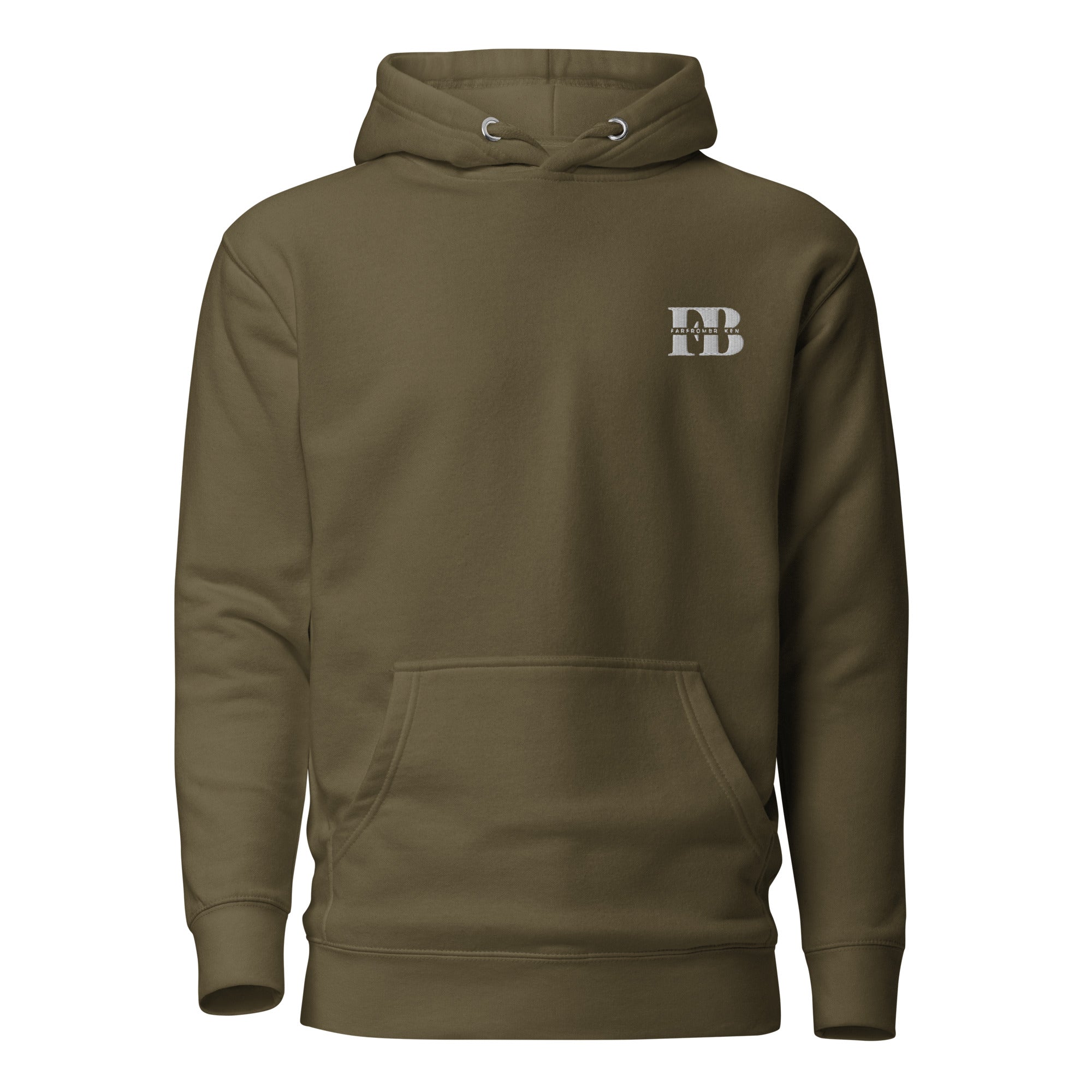 FFB Embroidered Hoodie - Military Green